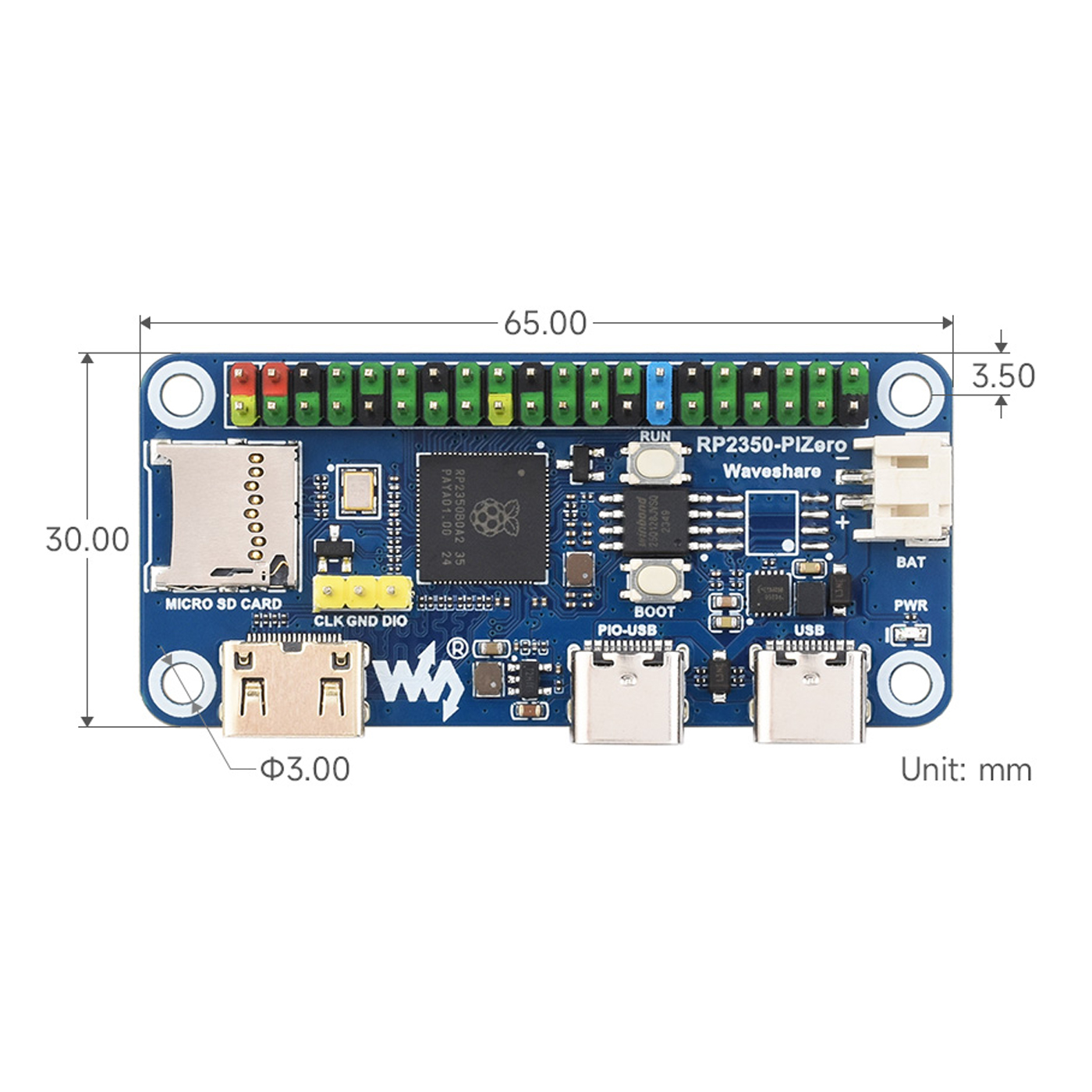 Waveshare RP2350-PiZero Develo - Turing Pi 2 评论和价格